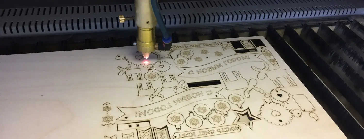 Лазерная резка фанеры